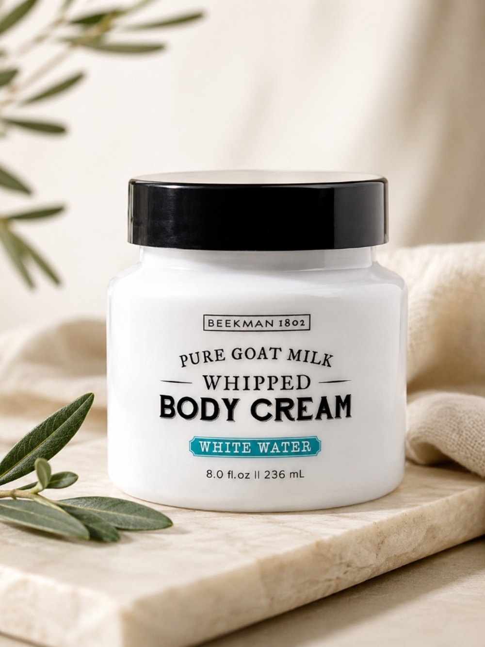 Beekman 1802 White Water Goat Milk Whipped Body Cream 8oz NIB Sealed